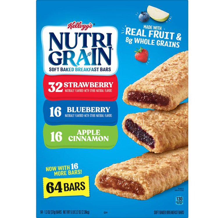 Nutri Grain Breakfast Bars 64/1.3oz